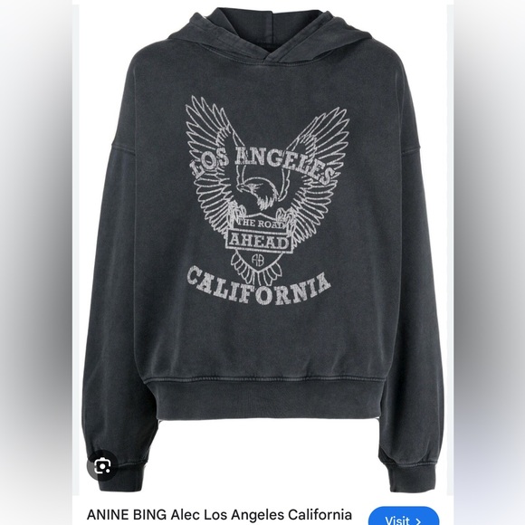 Anine Bing Hoodie - Los Angeles The Road Ahead 🪽 - Picture 2 of 3
